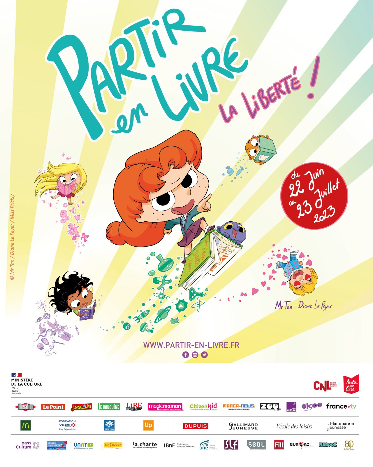 Affiche Partir en livre 2023