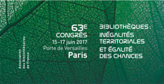63 ème congrès ABF à PARIS du 15 au 17/06/2017